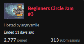 Beginners circle jam stats